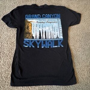 Grand Canyon Skywalk Black T-Shirt Unisex Small